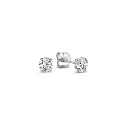Larmes™ | Gold Stone Stud Earrings